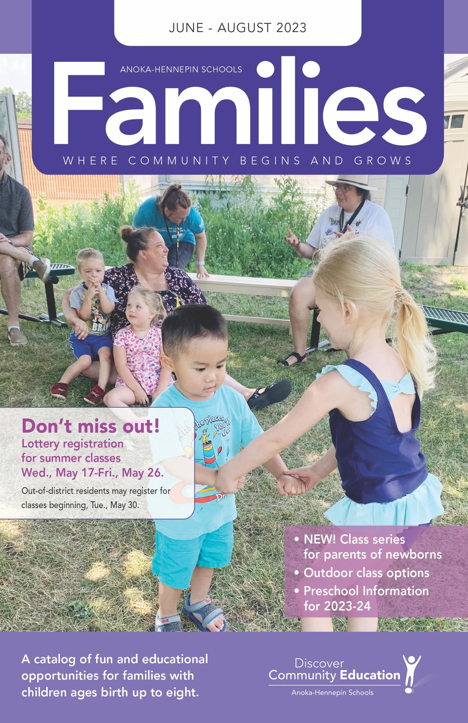 families summer cover